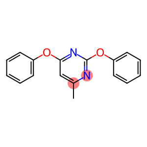 Pyrimidine, 4-methyl-2,6-diphenoxy-