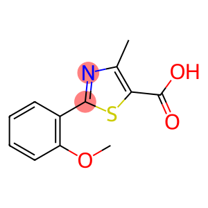 5-Thiazolecarboxylic acid, 2-(2-methoxyphenyl)-4-methyl-