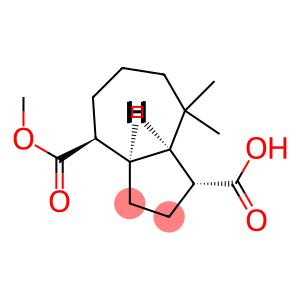 (1R,3aα,8aα)-Decahydro-4,8,8-trimethyl-1α,4β-azulenedicarboxylic acid