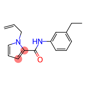 1H-Pyrrole-2-carboxamide,N-(3-ethylphenyl)-1-(2-propenyl)-(9CI)