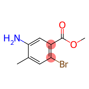 2-溴-4-甲基-5-氨基苯甲酸甲酯
