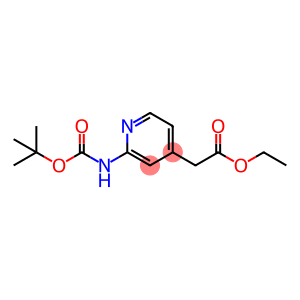 4-Pyridineacetic acid, 2-[[(1,1-dimethylethoxy)carbonyl]amino]-, ethyl ester