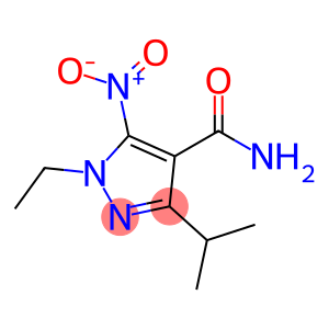 1H-Pyrazole-4-carboxamide, 1-ethyl-3-(1-methylethyl)-5-nitro-