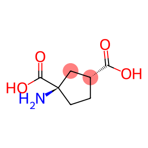 (±)-trans-1-amino-1,3-dicarboxycyclopentane