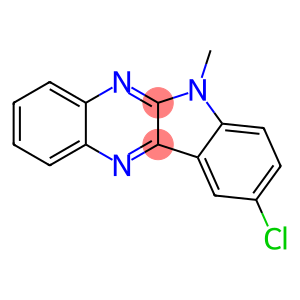 6H-Indolo[2,3-b]quinoxaline, 9-chloro-6-methyl-