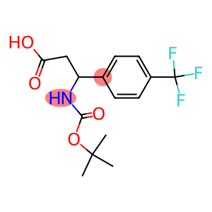 3-((叔丁氧羰基)氨基)-3-(4-(三氟甲基)苯基)丙酸