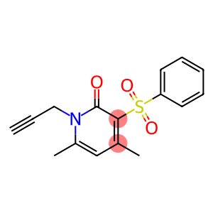 3-(benzenesulfonyl)-4,6-dimethyl-1-(prop-2-yn-1-yl)-1,2-dihydropyridin-2-one