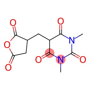 5-[(2,5-dioxooxolan-3-yl)methyl]-1,3-dimethyl-1,3-diazinane-2,4,6-trione