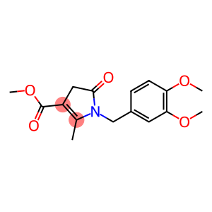 methyl 1-[(3,4-dimethoxyphenyl)methyl]-2-methyl-5-oxo-4,5-dihydro-1H-pyrrole-3-carboxylate