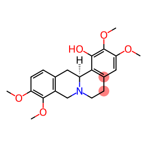 6H-Dibenzo[A,G]quinolizin-1-ol, 5,8,13,13A-tetrahydro-2,3,9,10-tetramethoxy-, (S)-