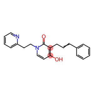 4-hydroxy-3-[(2E)-3-phenylprop-2-en-1-yl]-1-[2-(pyridin-2-yl)ethyl]-1,2-dihydropyridin-2-one