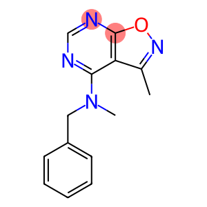 N-BENZYL-N,3-DIMETHYLISOXAZOLO[5,4-D]PYRIMIDIN-4-AMINE