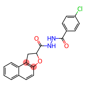 N'-(4-CHLOROBENZOYL)-1,2-DIHYDRONAPHTHO[2,1-B]FURAN-2-CARBOHYDRAZIDE