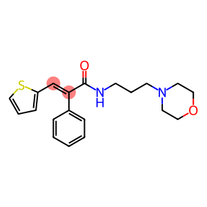 (2E)-N-[3-(morpholin-4-yl)propyl]-2-phenyl-3-(thiophen-2-yl)prop-2-enamide