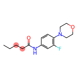 N-[3-fluoro-4-(morpholin-4-yl)phenyl]pentanamide
