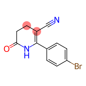 2-(4-bromophenyl)-6-oxo-1,4,5,6-tetrahydropyridine-3-carbonitrile