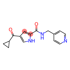 4-cyclopropanecarbonyl-N-[(pyridin-4-yl)methyl]-1H-pyrrole-2-carboxamide