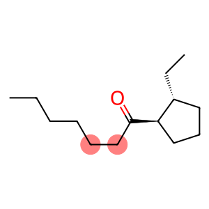 1-Heptanone, 1-[(1R,2R)-2-ethylcyclopentyl]-, rel-(-)-