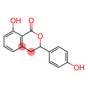 1H-2-Benzopyran-1-one, 3,4-dihydro-8-hydroxy-3-(4-hydroxyphenyl)-