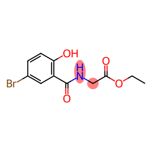 Glycine, N-(5-bromo-2-hydroxybenzoyl)-, ethyl ester