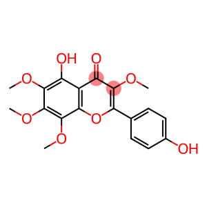 4H-1-Benzopyran-4-one, 5-hydroxy-2-(4-hydroxyphenyl)-3,6,7,8-tetramethoxy-