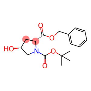 1,2-Pyrrolidinedicarboxylic acid, 4-hydroxy-, 1-(1,1-dimethylethyl) 2-(phenylmethyl) ester, (2R,4S)-