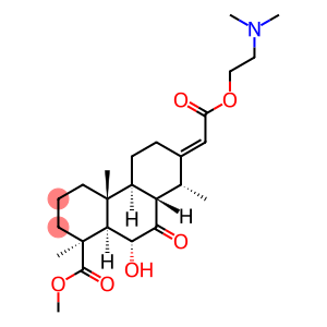 1-Phenanthrenecarboxylic acid, 7-[2-[2-(dimethylamino)ethoxy]-2-oxoethylidene]tetradecahydro-10-hydroxy-1,4a,8-trimethyl-9-oxo-, methyl ester, (1S,4aR,4bS,7E,8R,8aS,10R,10aR)-