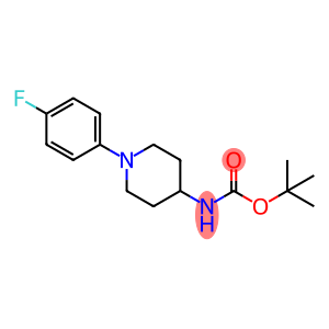 Carbamic acid, N-[1-(4-fluorophenyl)-4-piperidinyl]-, 1,1-dimethylethyl ester