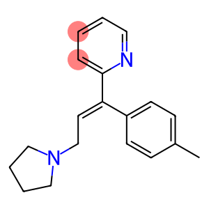 2-[(1Z)-1-(4-Methylphenyl)-3-(1-pyrrolidinyl)-1-propenyl]pyridine