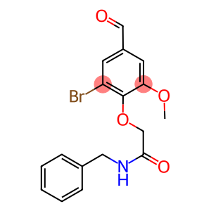 N-苄基-2-(2-溴-4-甲酰基-6-甲氧基苯氧基)乙酰胺