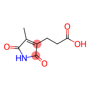 2,5-Dihydro-2,5-dioxo-4-methyl-1H-pyrrole-3-propanoic acid