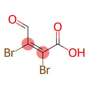 Mucobromic acid (2,3-dibromo-4-oxo-2-butenoic acid) (open form)