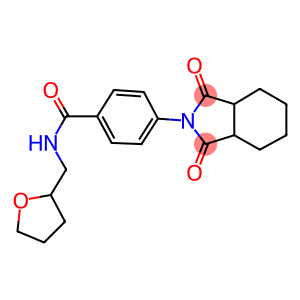 4-(1,3-dioxooctahydro-2H-isoindol-2-yl)-N-(tetrahydro-2-furanylmethyl)benzamide