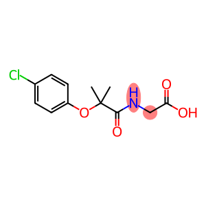 Glycine, N-[2-(4-chlorophenoxy)-2-methyl-1-oxopropyl]-