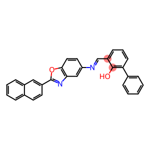 3-({[2-(2-naphthyl)-1,3-benzoxazol-5-yl]imino}methyl)[1,1'-biphenyl]-2-ol