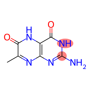 2-Amino-6-hydroxy-7-methyl-4(3H)-pteridinone