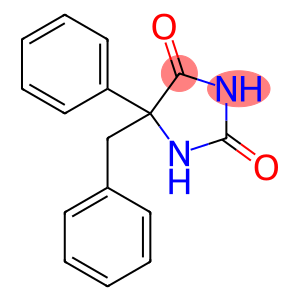 2,4-Imidazolidinedione, 5-phenyl-5-(phenylmethyl)-