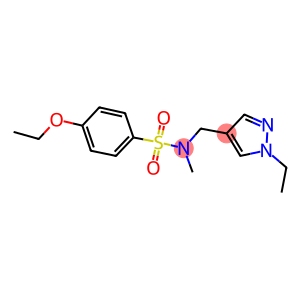 4-ethoxy-N-[(1-ethyl-1H-pyrazol-4-yl)methyl]-N-methylbenzenesulfonamide