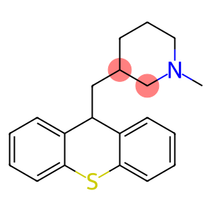 Piperidine, 1-methyl-3-(thioxanthen-9-ylmethyl)- (6CI, 7CI, 8CI)