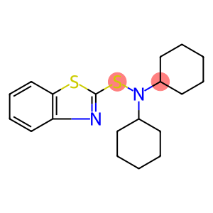 S-(Benzo[d]thiazol-2-yl)-N,N-dicyclohexyl-thiohydroxylamine