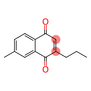 1,4-Naphthalenedione, 7-methyl-2-propyl- (9CI)