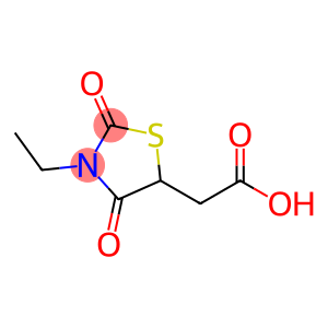 5-Thiazolidineacetic acid, 3-ethyl-2,4-dioxo-