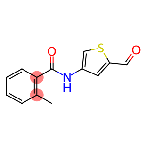 Benzamide, N-(5-formyl-3-thienyl)-2-methyl- (9CI)