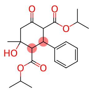 diisopropyl 4-hydroxy-4-methyl-6-oxo-2-phenyl-1,3-cyclohexanedicarboxylate