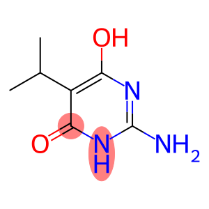4(1H)-Pyrimidinone,2-amino-6-hydroxy-5-(1-methylethyl)-