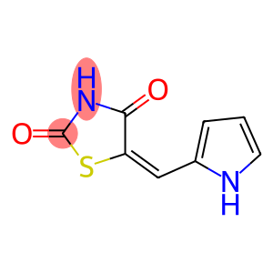 (5E)-5-[(1H-pyrrol-2-yl)methylidene]-1,3-thiazolidine-2,4-dione