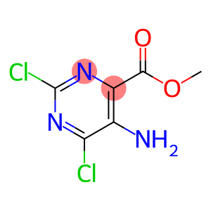 4-Pyrimidinecarboxylic acid, 5-amino-2,6-dichloro-, methyl ester