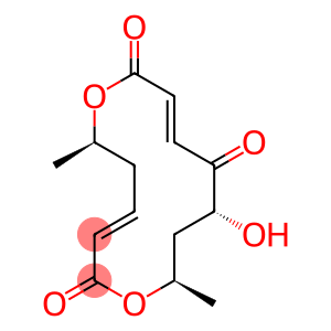 (3E,6R,12R,14R,9E)-6,14-Dimethyl-12-hydroxy-1,7-dioxa-3,9-cyclotetradecadiene-2,8,11-trione