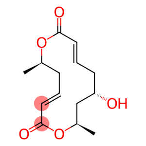 1,7-Dioxacyclotetradeca-3,9-diene-2,8-dione, 12-hydroxy-6,14-dimethyl-, (3E,6R,9E,12S,14R)-