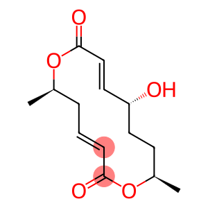 1,7-Dioxacyclotetradeca-3,9-diene-2,8-dione, 11-hydroxy-6,14-dimethyl-, (3E,6R,9E,11R,14R)-